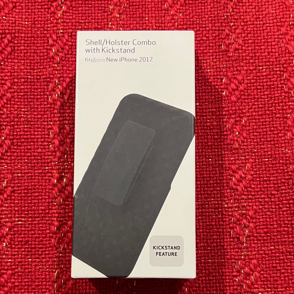 Verizon Black Shell/Holster Combo for iPhone